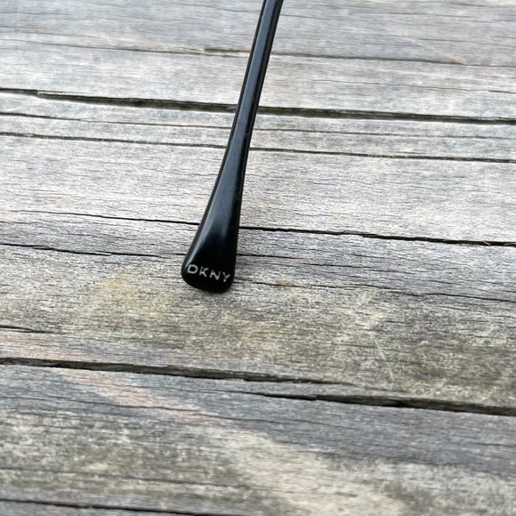 DKNY Glasses Frame Made in Italy Black Metal Glass - Picture 7 of 11